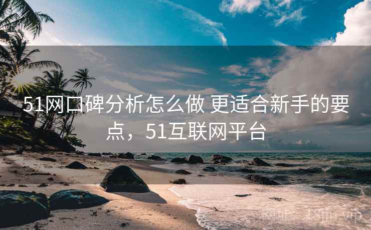 51网口碑分析怎么做 更适合新手的要点，51互联网平台