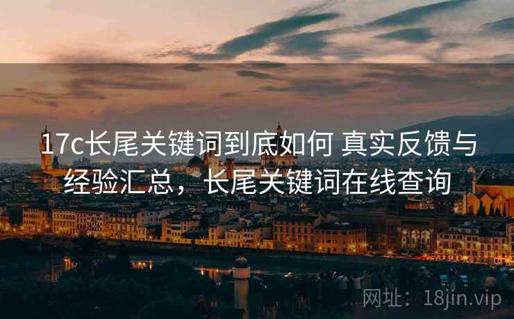 17c长尾关键词到底如何 真实反馈与经验汇总，长尾关键词在线查询