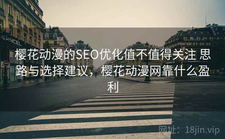 樱花动漫的SEO优化值不值得关注 思路与选择建议，樱花动漫网靠什么盈利