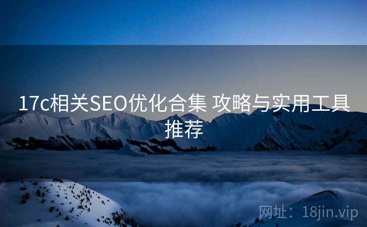 17c相关SEO优化合集 攻略与实用工具推荐